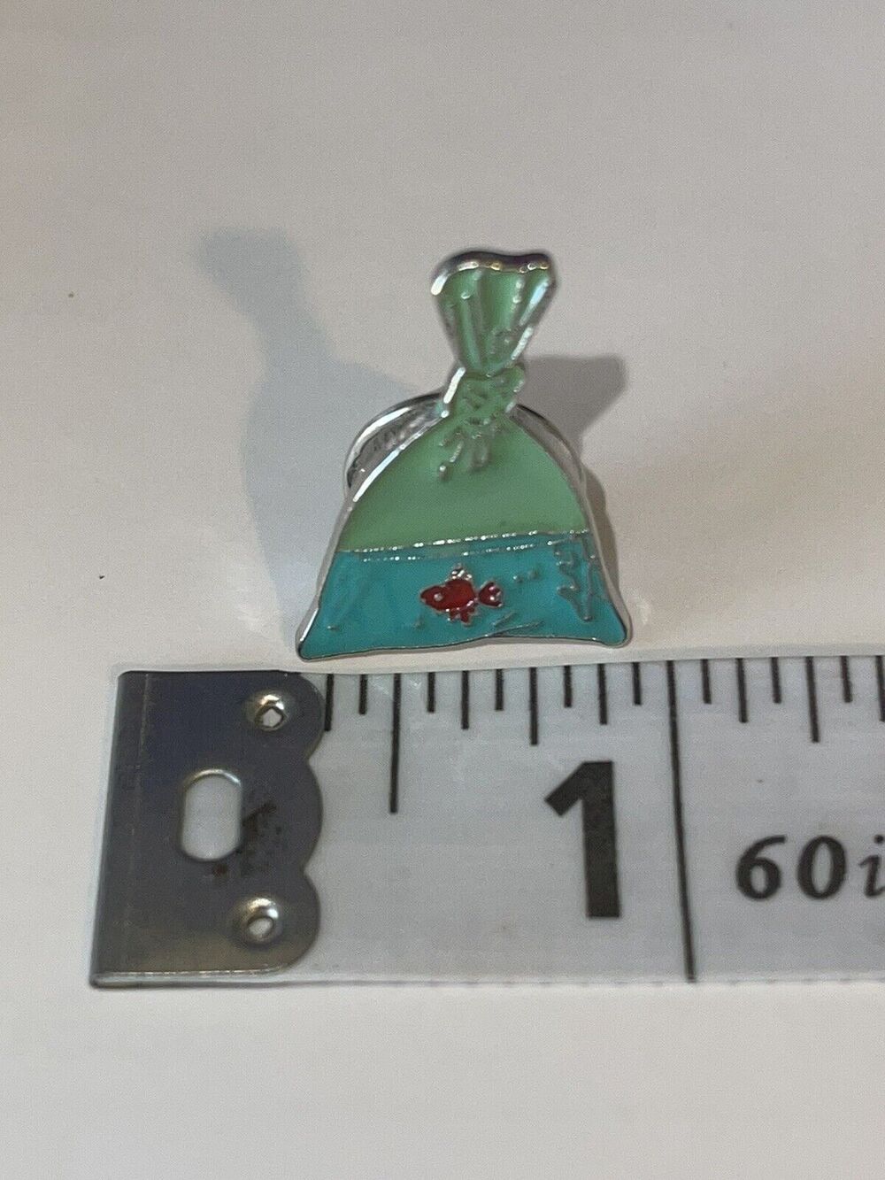 Fish In A Bag Pin Brooch